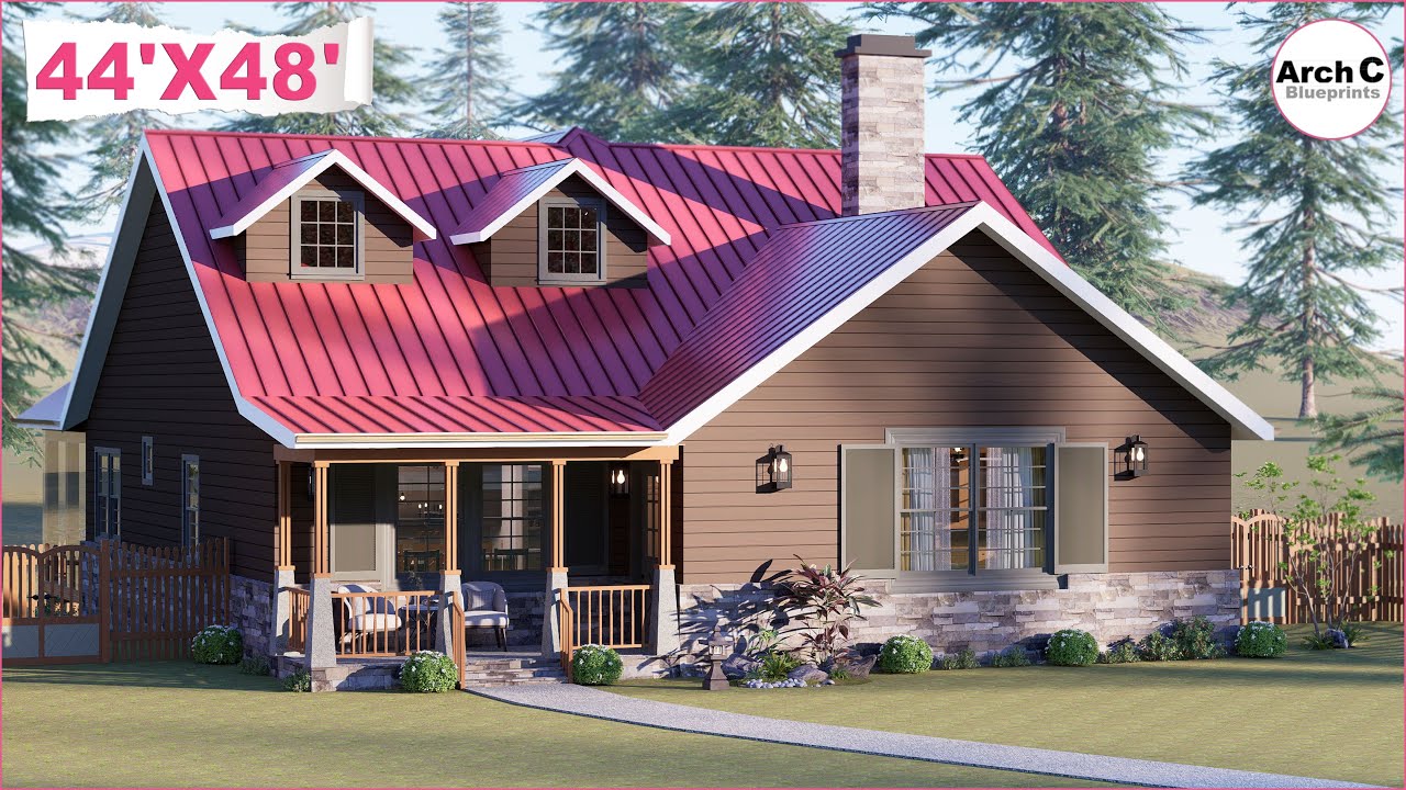 [44'x48 '] You Won't Believe How Cozy This 3 Bedroom Cottage with Screened Porch Is! |