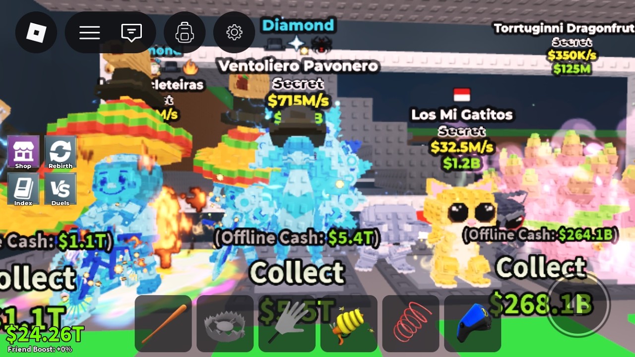 Crazy spawn on 6x luck