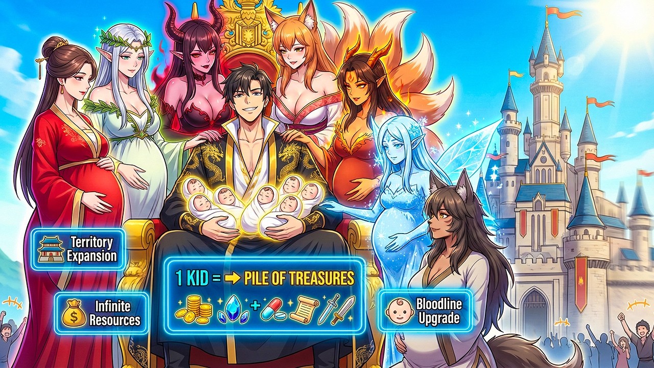 The USELESS Prince Was EXILED But He Secretly Has A [MANY CHILDREN] System!