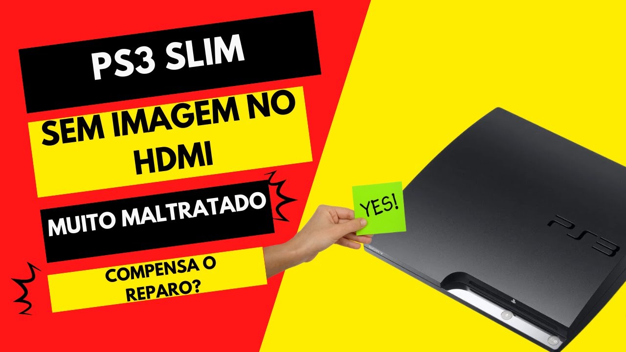 PS3 sem imagem no HDMI