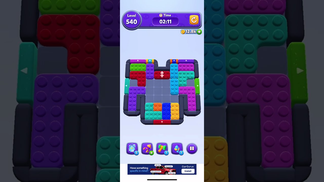 Solve Color Block Jam 540