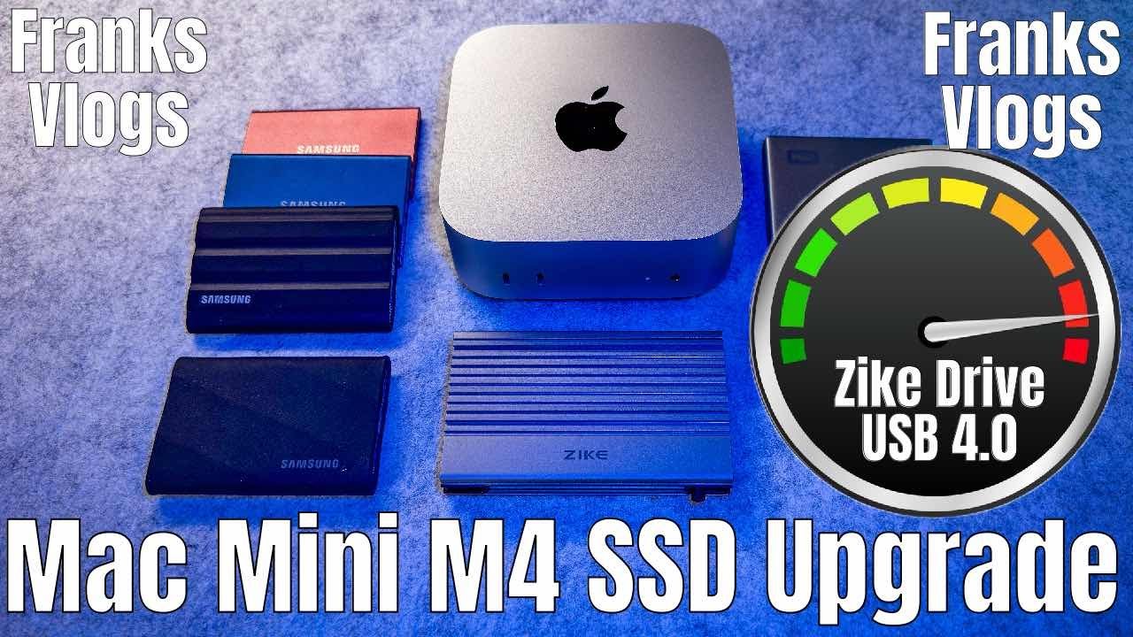 Externer Speicher am Mac Mini M4 Upgrade Super Schnell Zike Thunderbolt 4 Drive #zikedrive