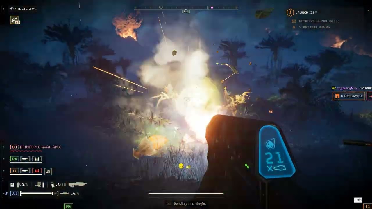 Helldivers 2: First Person ODST MA5C Assault Rifle Experience 16:9 #helldivers2 #odst
