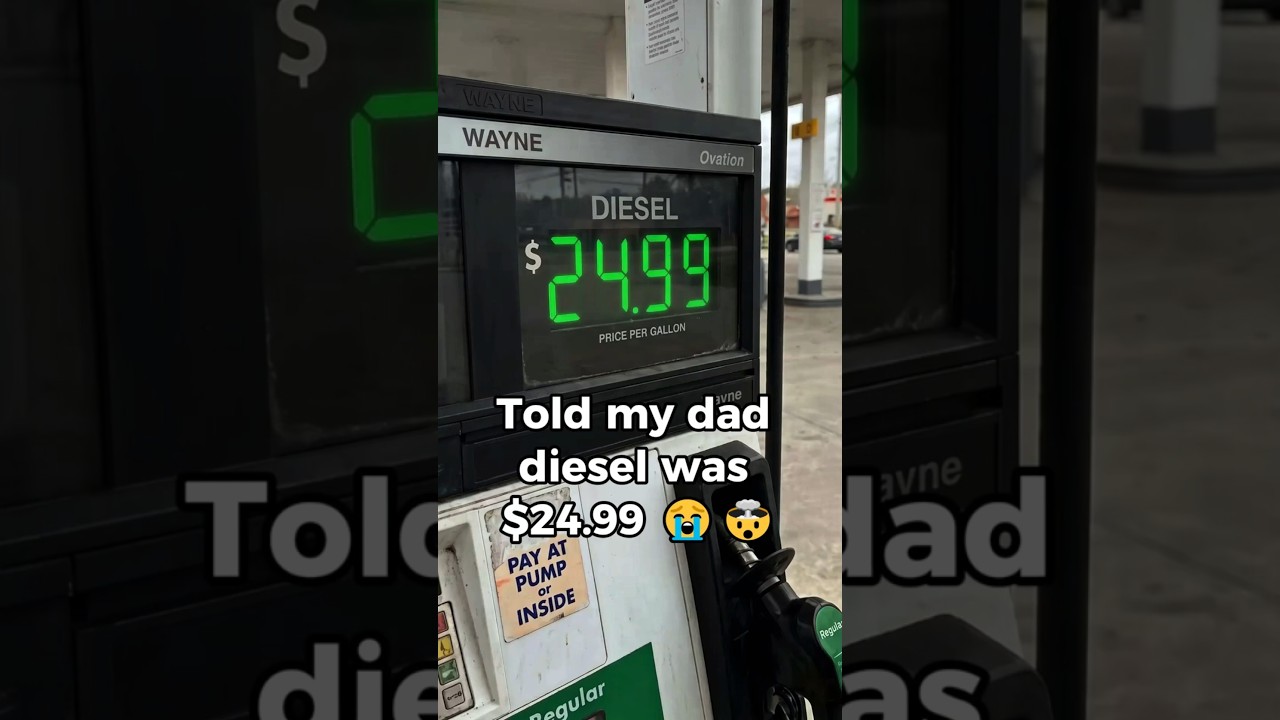I Told My Dad Diesel Hit $24.99... His Reaction! 😭