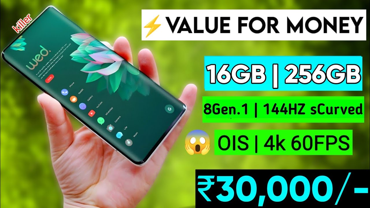16GB RAM | Top 5 best Smartphone Under 30000 in 2024 | 125W Charger | Best Phones in 30000