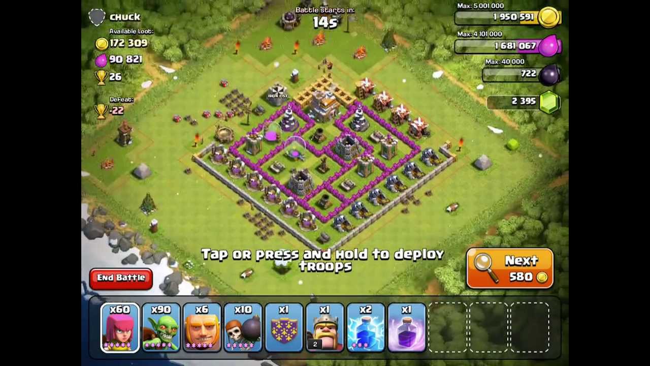 Cannon Level 10 Upgrade + Level 6 Wizard Tower Upgrade + Gameplay