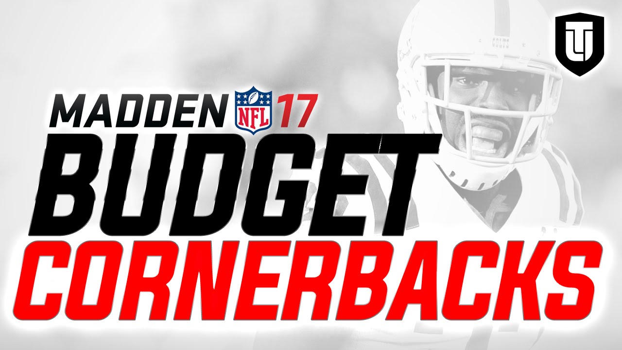 Madden 17 Ultimate Team - TOP 5 BUDGET CORNERBACKS for MUT 17!
