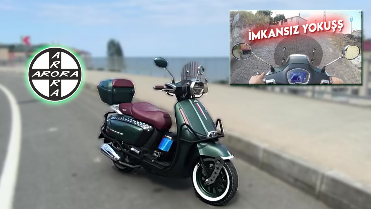Arora Mojito Performans baga ve kayış sonrası test 125cc