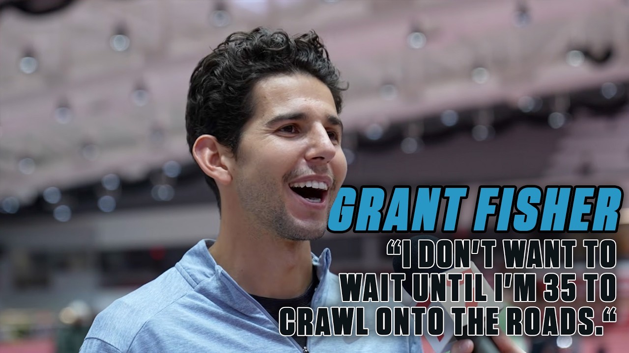 He's Running A Half Marathon?! Grant Fisher Exclusive Ahead Of 2026 NB Indoor Grand Prix