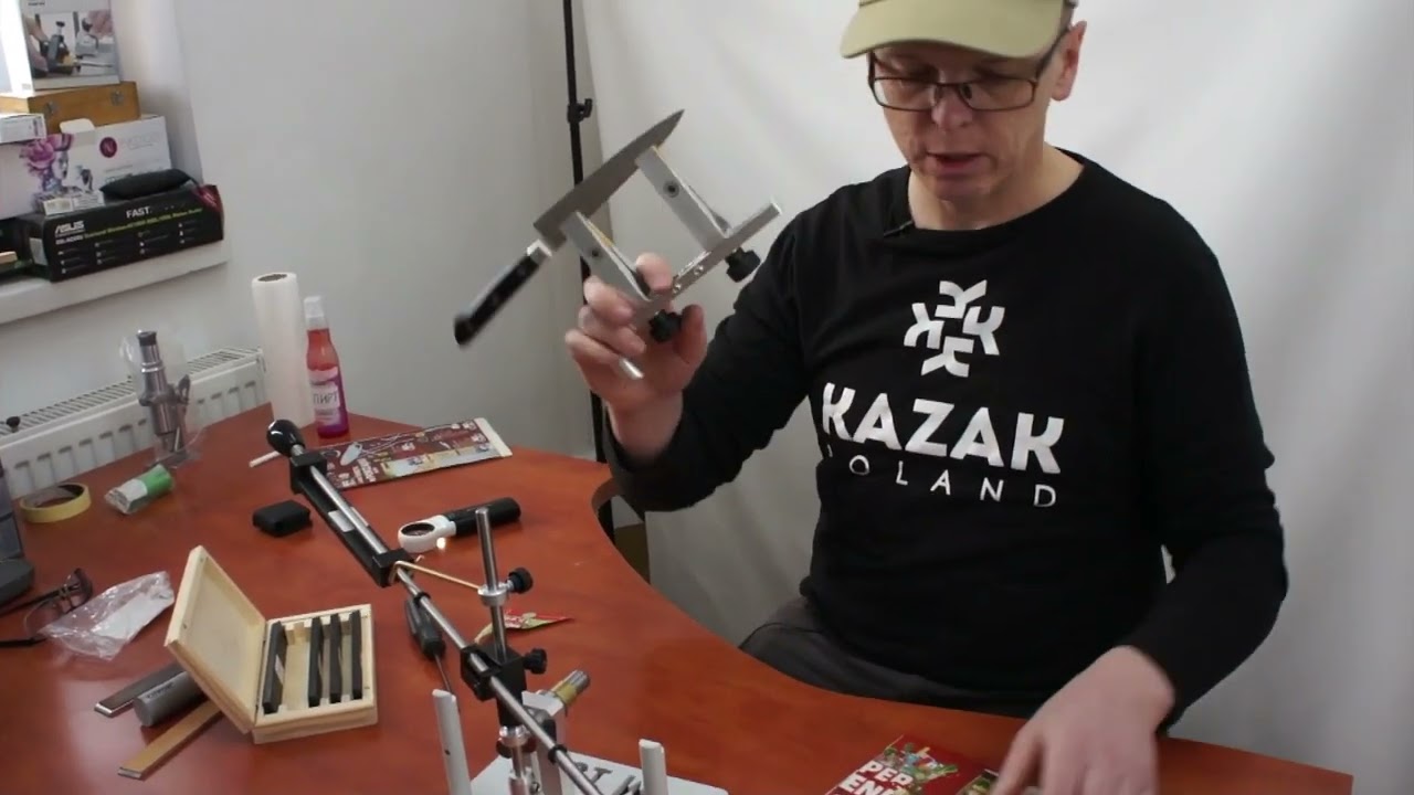 Ostrzałka Kazak M10 - zestaw ostrzenia podstawowego | zestaw z podstawowymi kamieniami do ostrzenia