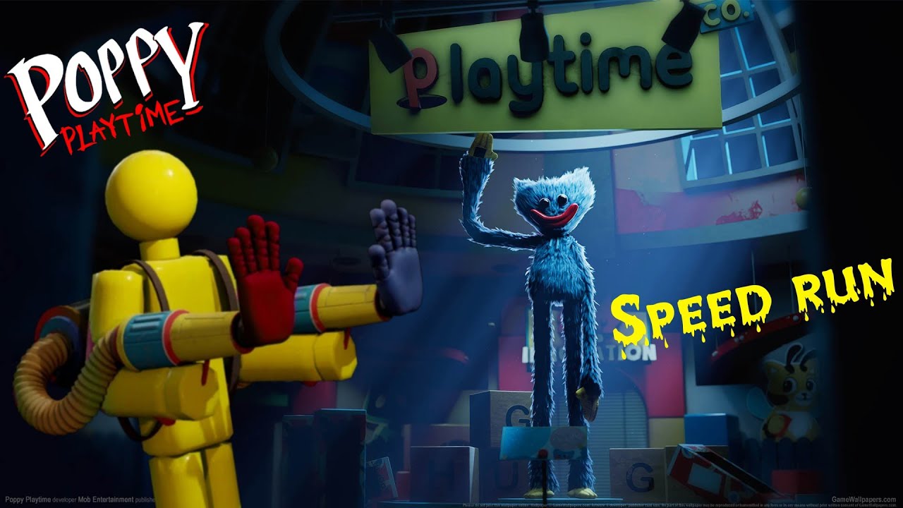 Poppy playtime chapter 1 full gameplay | huggy wuggy 