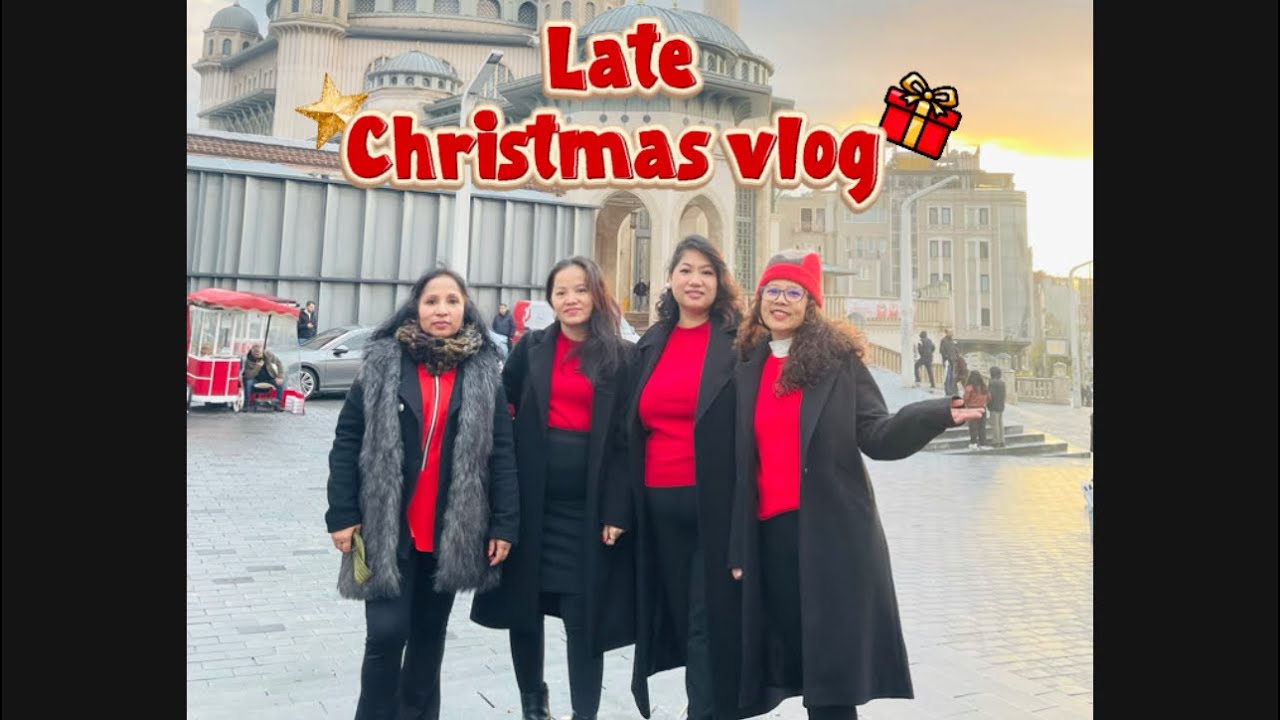 Christmas celebration in Turkey Istanbul 🇹🇷🎄🎅❄️#istanbul #christmas #giftexchange #funtime 