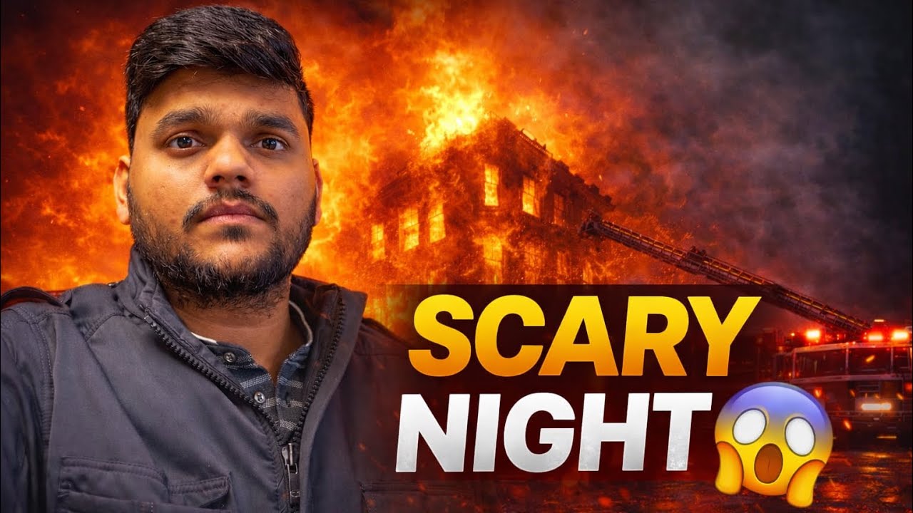 Scary Night in Alabama 🔥 Ye Kya Hua? Building Fire Near My Home | Indian in USA Vlog