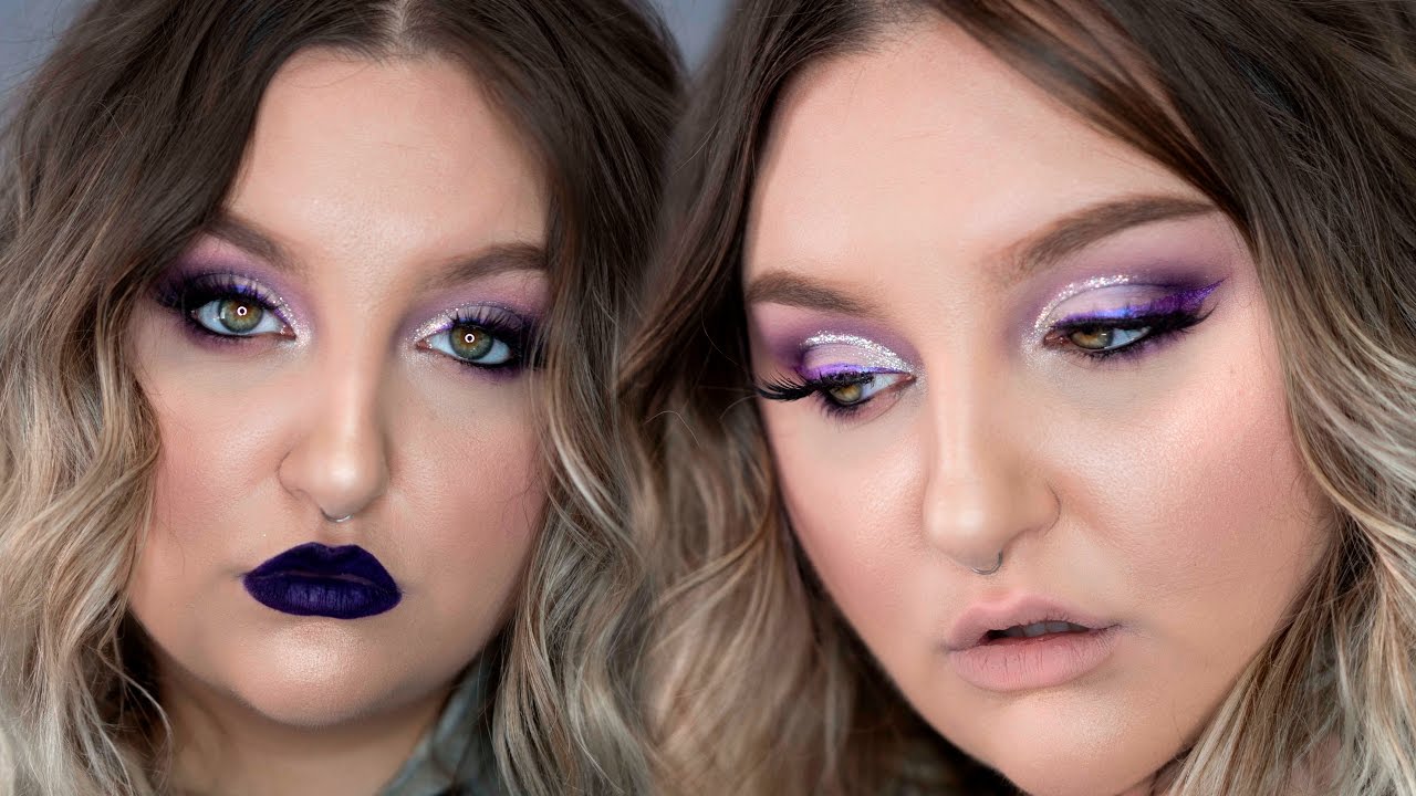 LIFE IS HARD | Life Update Chit Chat GRWM | Purple Glitter Cut Crease