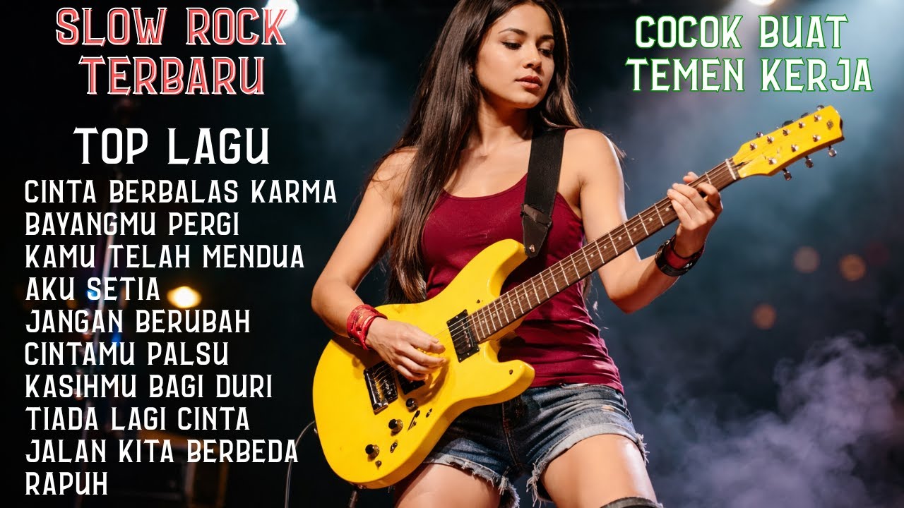 TERBARU 10 LAGU SLOWROCK ENAK BUAT SANTAI 2026🎸 CINTA BERBALAS KARMA
