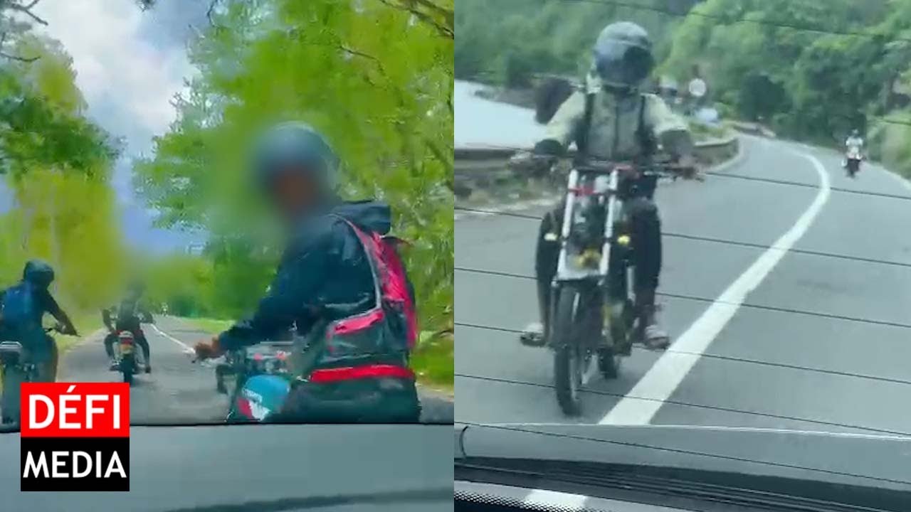 Le Morne : un couple et un enfant poursuivis par une bande à motos