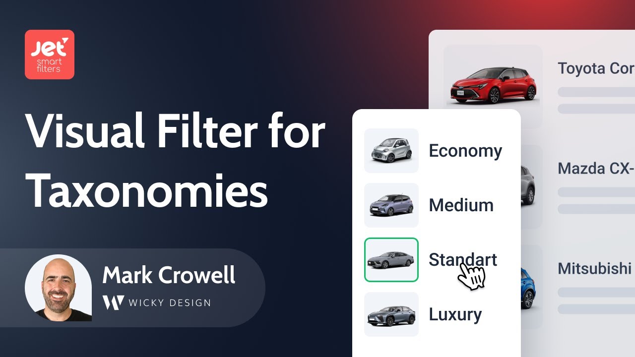 How to Create a Visual Filter with Taxonomies Data Source