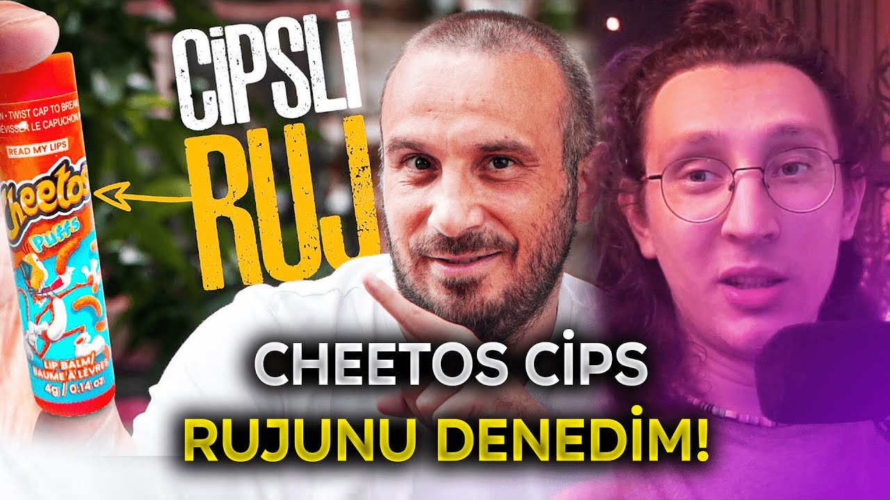 KAANFLİX | CHEETOS CİPS RUJUNU DENEDİM! İZLİYOR (Uras Benlioğlu)