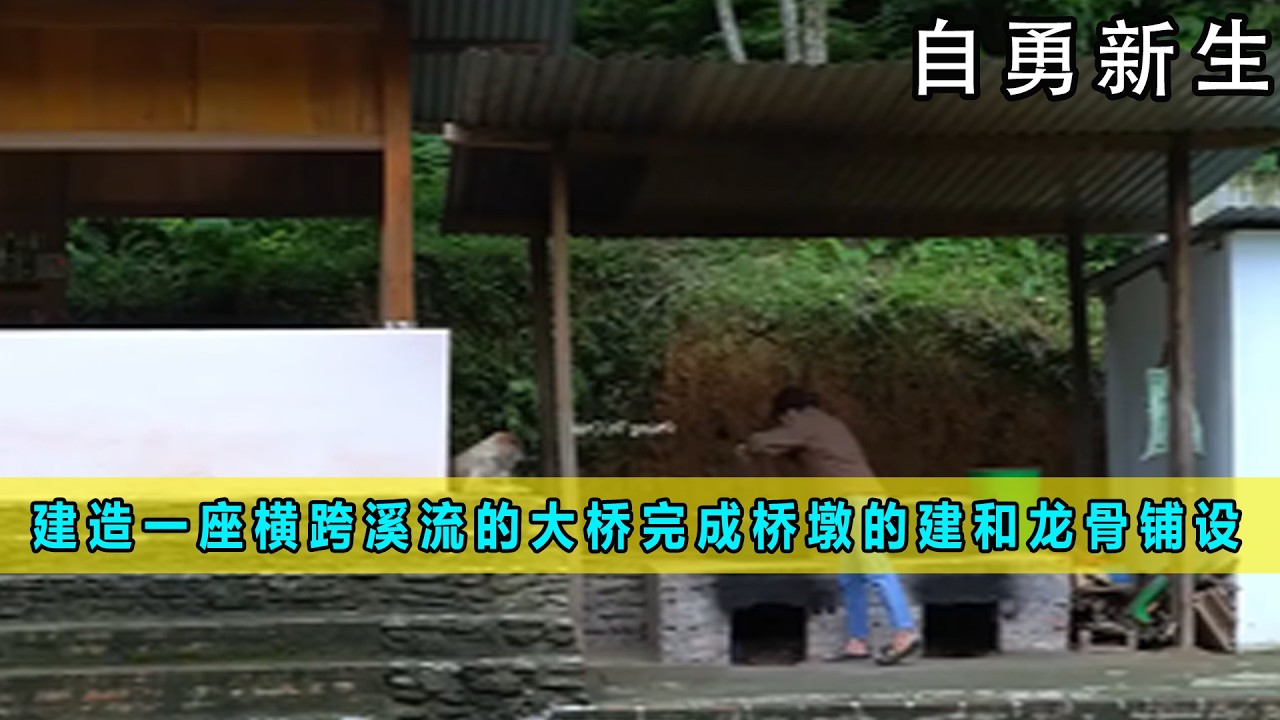 建造一座横跨溪流的大桥完成桥墩的建造和龙骨的铺设《自勇新生》27