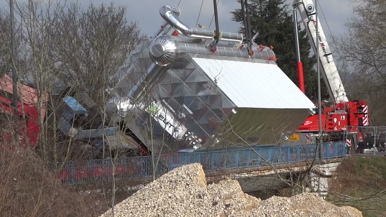 Levage Dufour, Relevage convoi accidenté, Vidéo01, Copyright Manugo