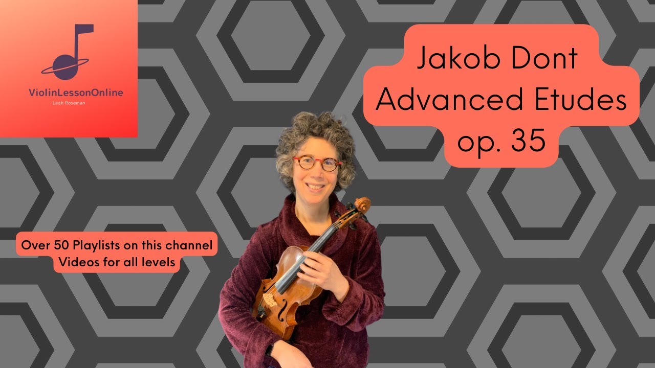 Jakob Dont  Etude 20 op  35