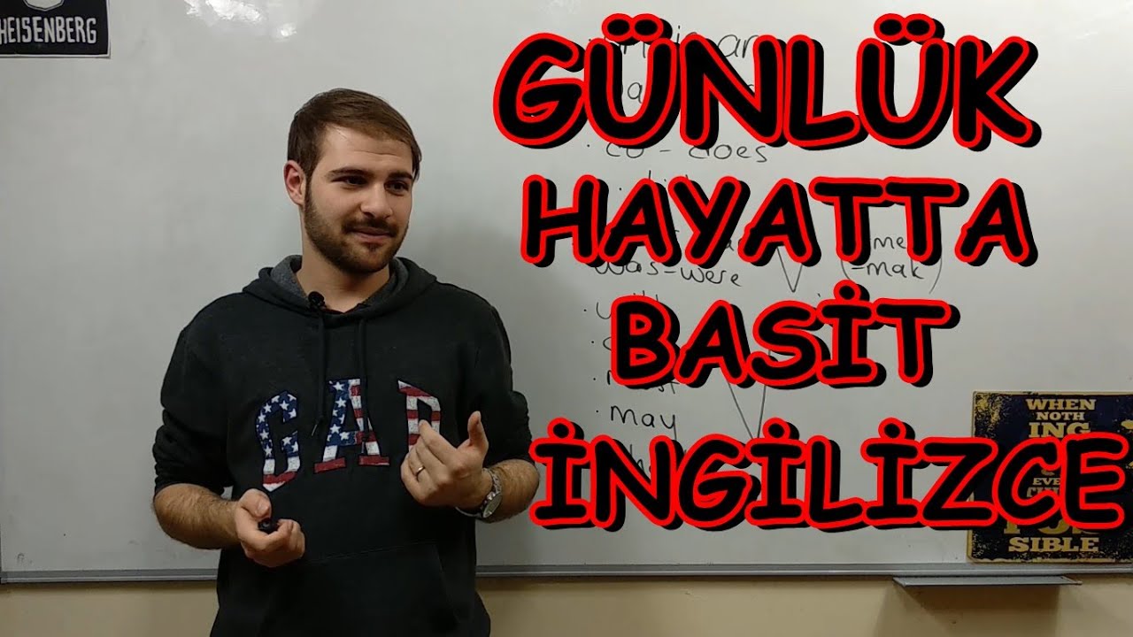 BU SİSTEM %100 ÇALIŞIYOR. İNGİLİZCE İLE GÜNLÜK YAŞAM. DERS - 9