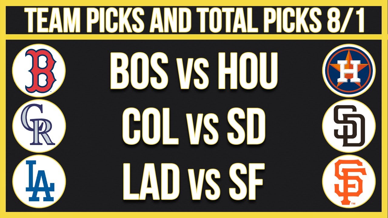 FREE MLB Picks and Predictions Today 8/1/22 Baseball MLB Betting Tips and Analysis