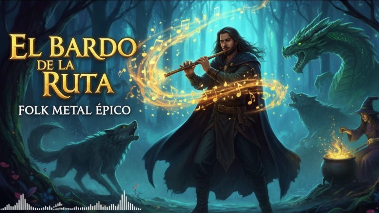El Bardo de la Ruta 🎸 | Folk Metal Fantasía (AI Generated Song)
