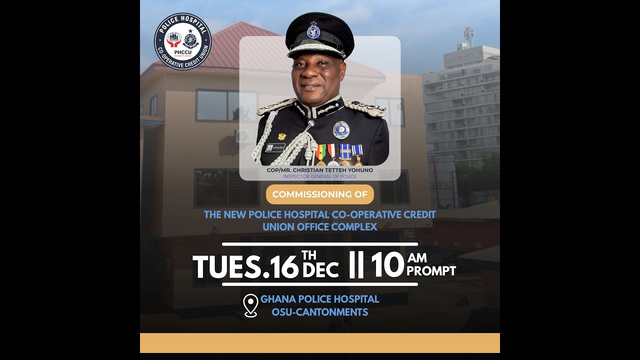 IGP AND POMAB MEMBERS COMMISSIONS THE POLICE HOSPITAL CREDIT UNION ULTRAMODERN OFFICE FACILITY