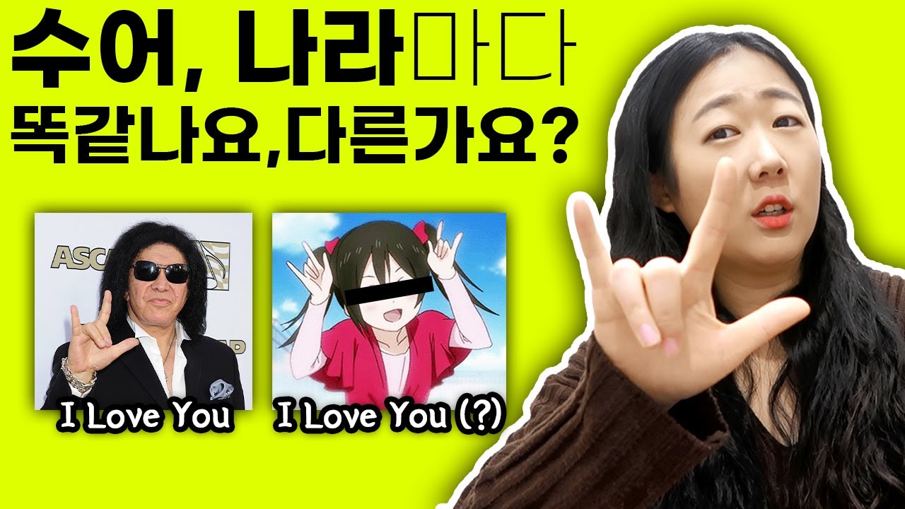 수어는 나라마다 똑같나요, 다른가요? 세계 공용어인가요? | 국제수화와 국제수어 | 국제수화는 어떻게 배워요?