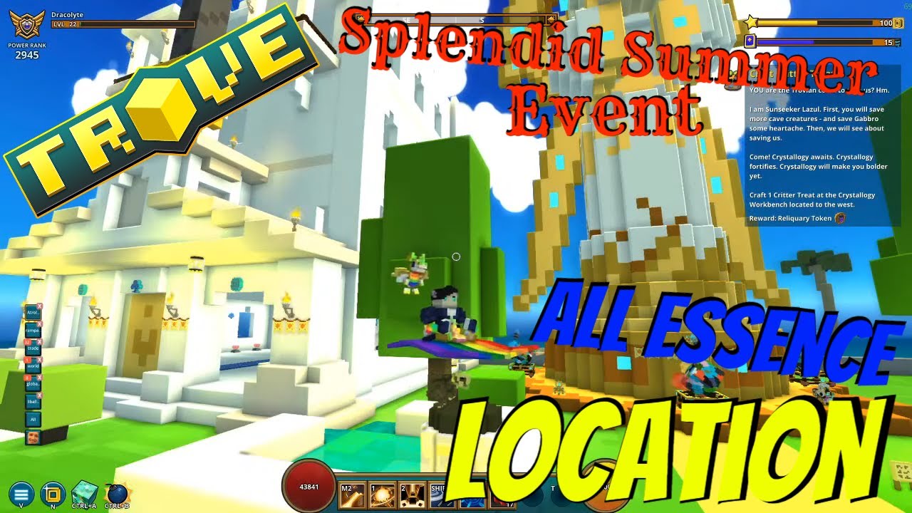 Trove Guide Splendid Summer All Essence & Dracolyte Costumes