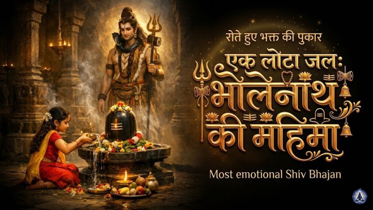 एक लोटा जल: भोलेनाथ की महिमा | Most Emotional Shiv Bhajan | Soulful Shiv Bhajan | Meditation