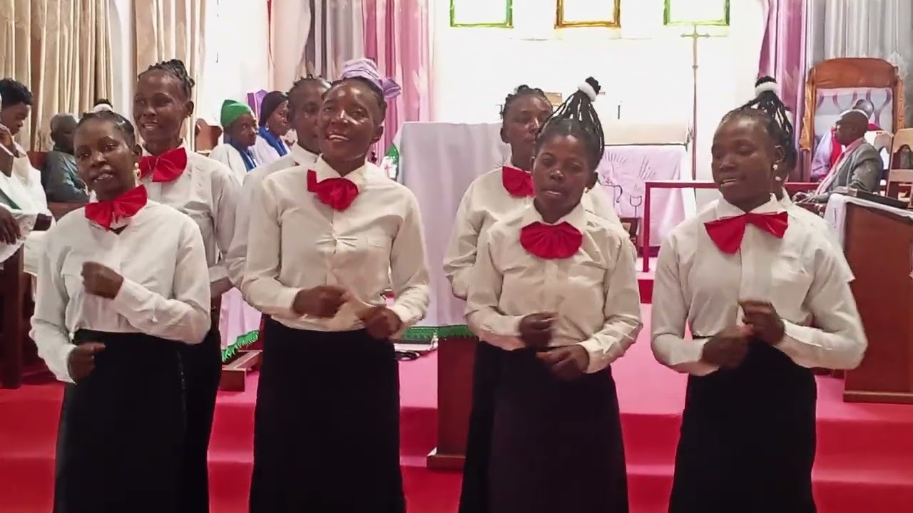 Christian choirs during the Christmas day 2025 at All Saints Cathedral - Diocese of Yambio.