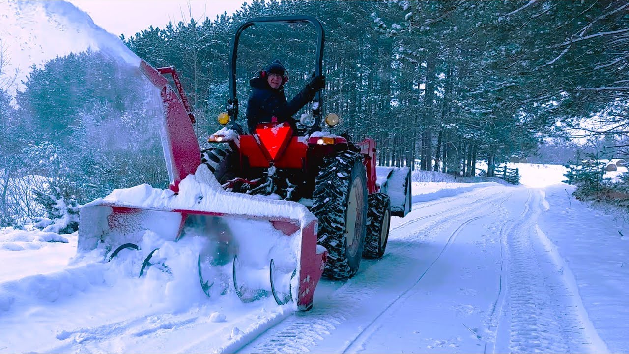 Tractor Snow Blower Clean Up | Do We Regret Getting It?