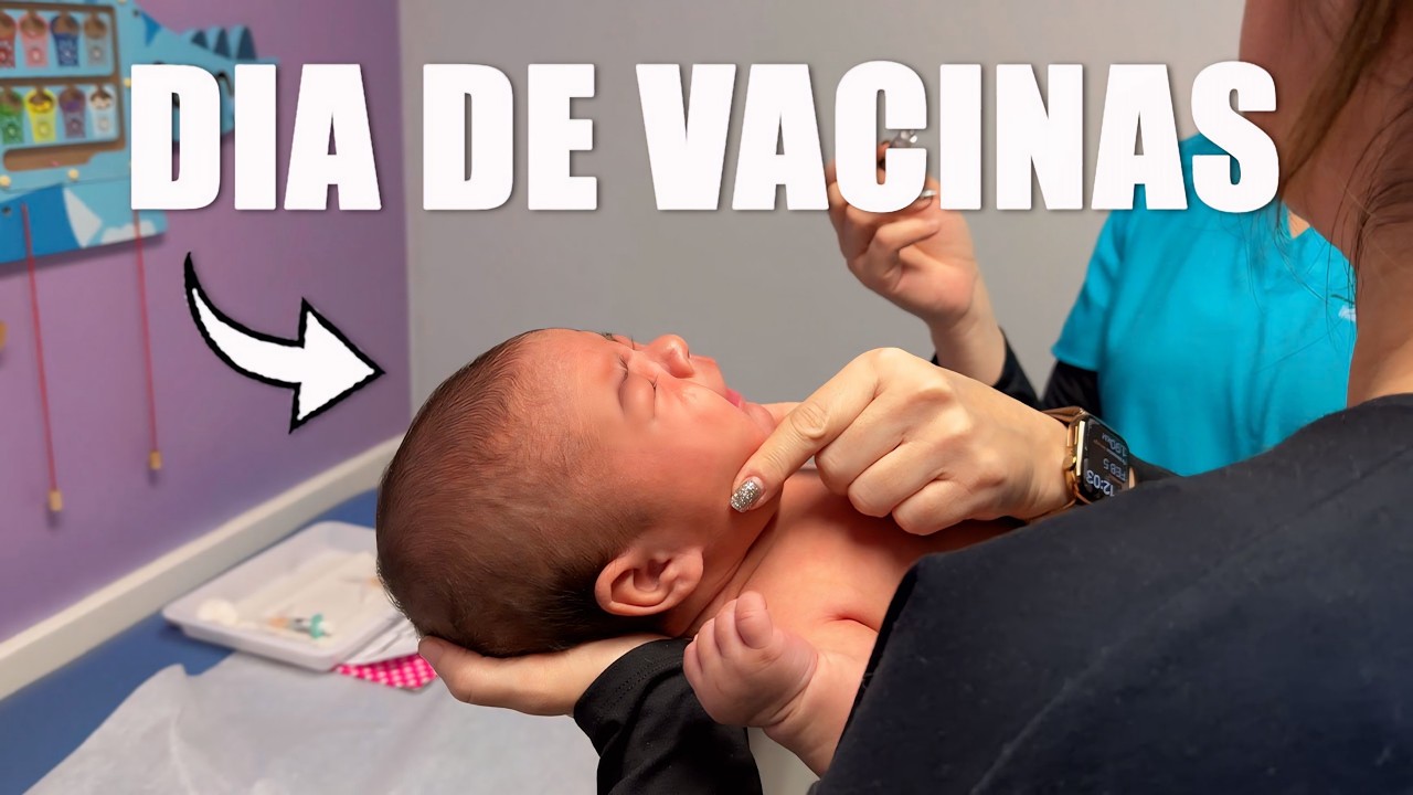 Nosso bebê teve que tomar 4 vacinas no mesmo dia nos EUA