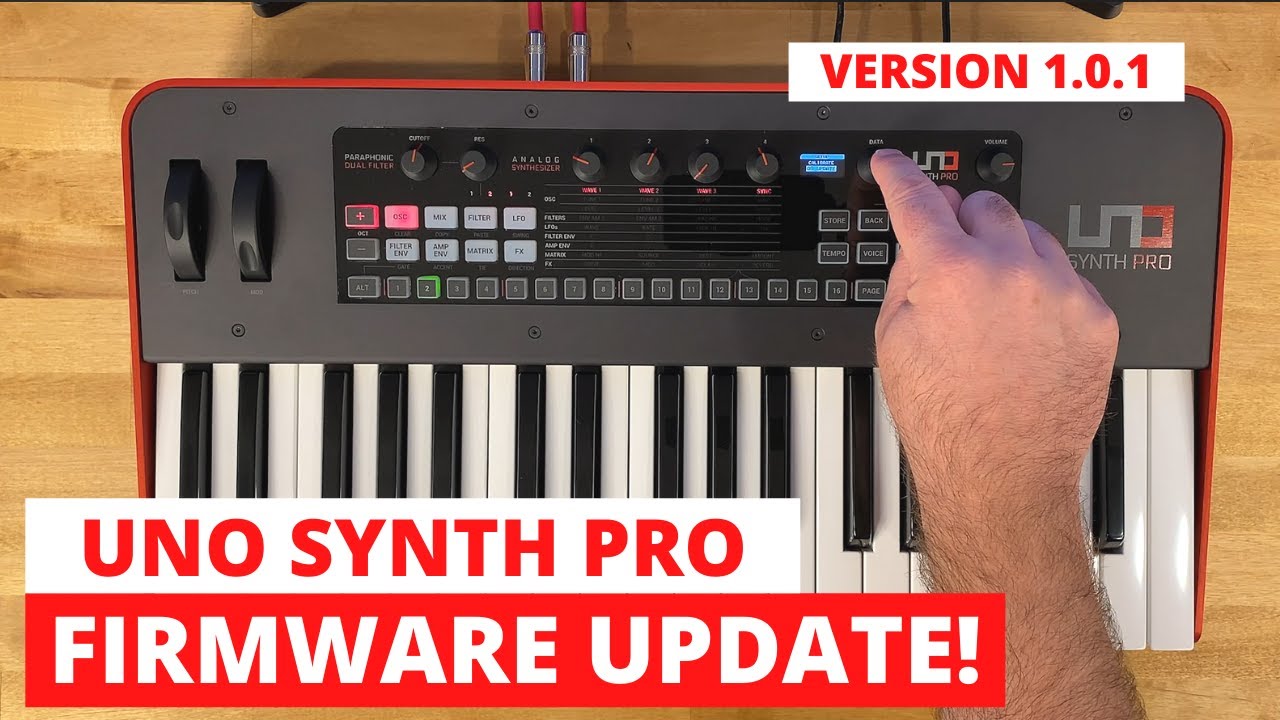 IK Multimedia UNO Synth Pro - Firmware Update 1.0.1 - Tutorial & Release Details