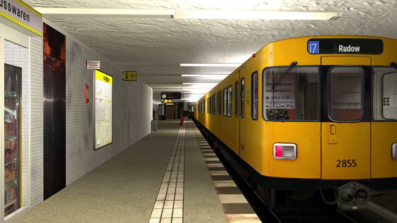 UndergroundTrain Berlin U7 | F90 SpecialSubway | WorldOfSubways U7 Berlin ☆