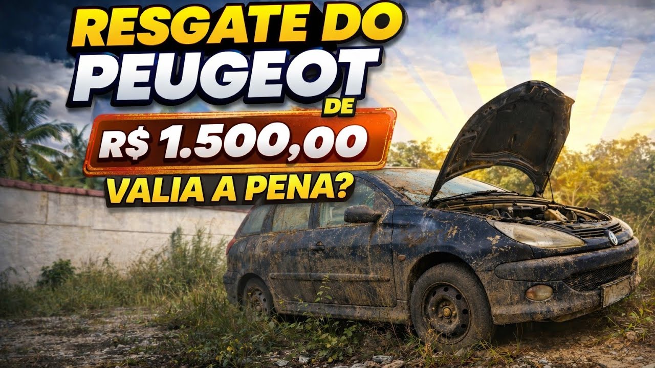 Comprei o peugeot SW após 5 anos abandonado no tempo!