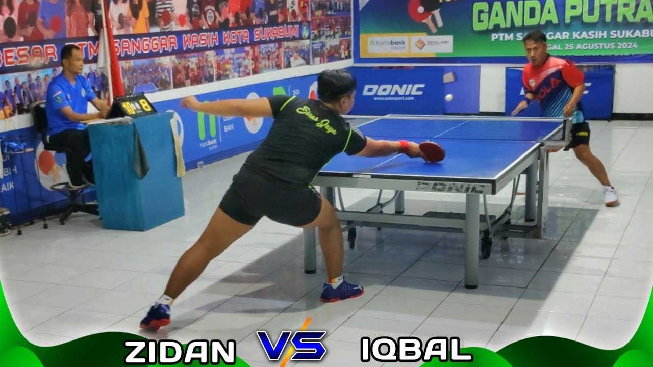 IQBAL Vs ZIDAN Kejuaraan Tenis Meja Beregu PTM SANGGAR KASIH CUP 2025