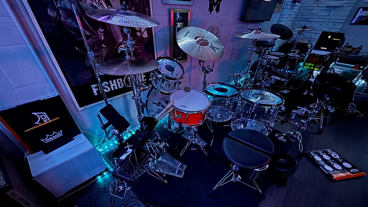 Sekou Lumumba drum cam: Big Wreck - Holy Roller