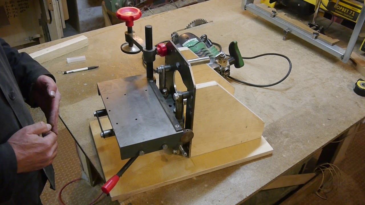 Самодельная долбёжка. Часть 1. Mortising jig. Part 1.