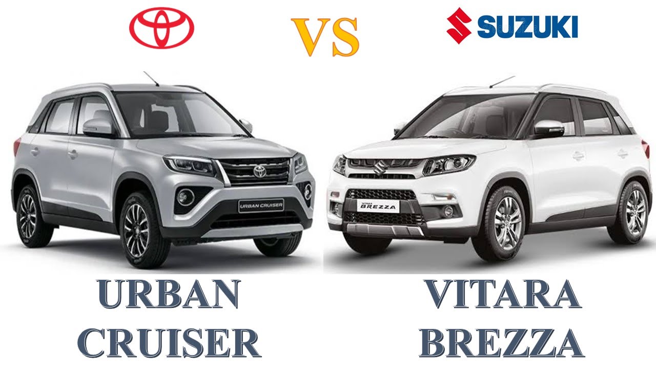 Toyota URBAN CRUISER Vs Suzuki VITARA BREZZA Comparison
