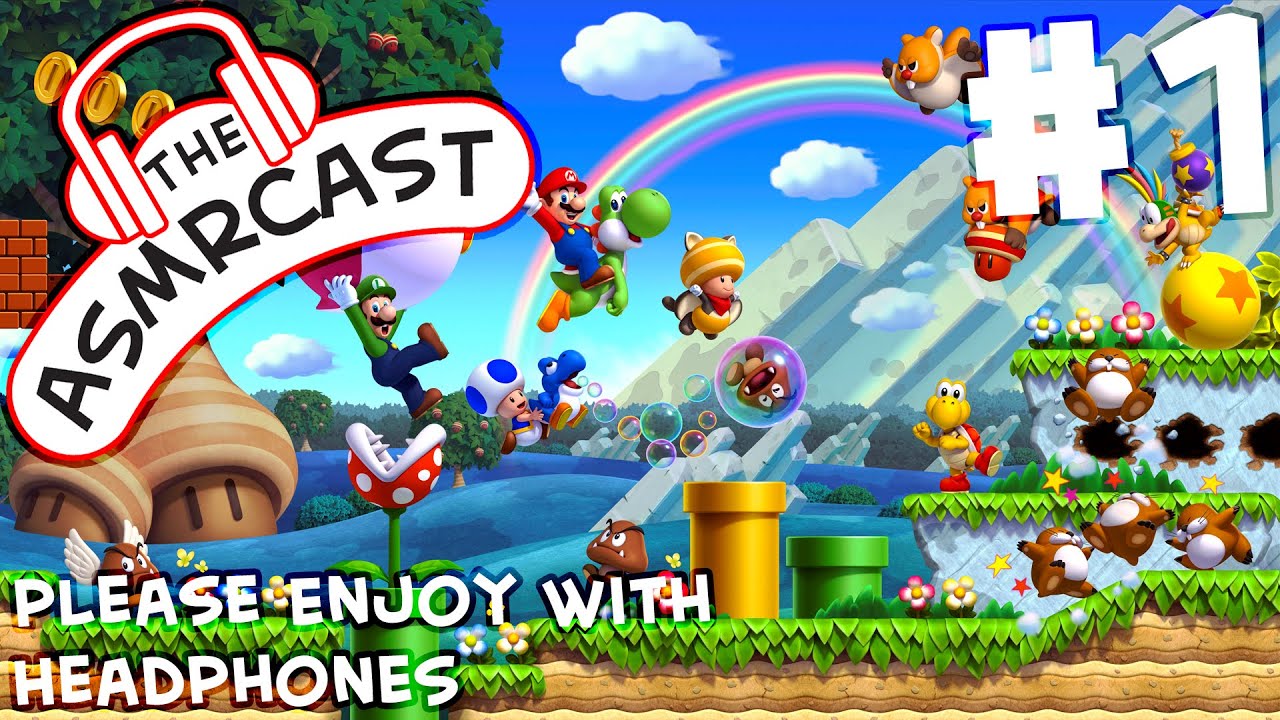 ASMR New Super Mario Bros. U - #1 A Little Experiment (Male, British, Whispering, Ear To Ear)