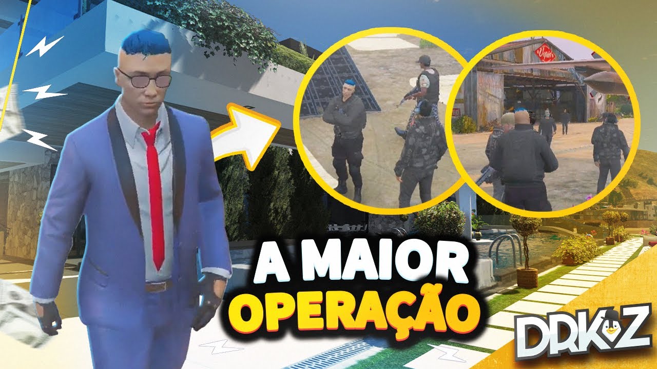 MINHA MAIOR OPERAÇÃO DRKZ ft. LOUD CORINGA- GTA V RP CIDADE ALTA l MELHORES MOMENTOS!
