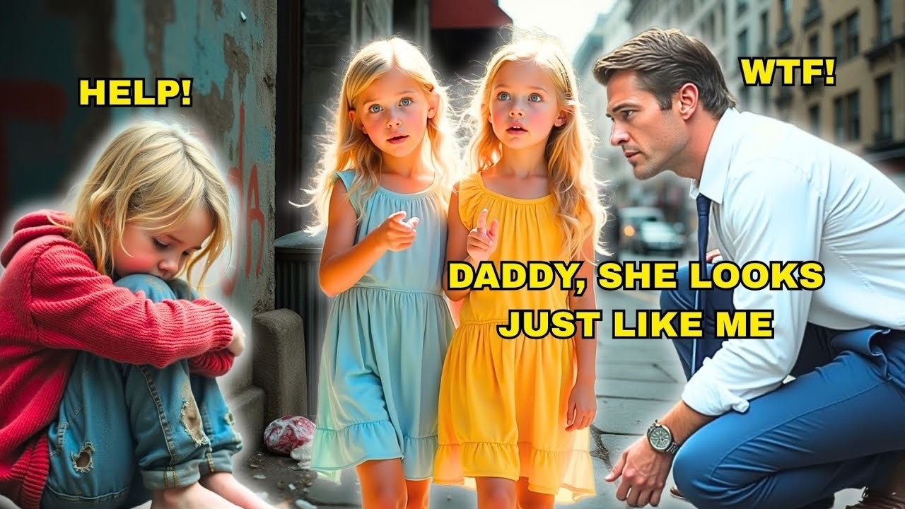 74         “Hey, daddy, that’s my sister,” twins said to their millionaire father upon seeing an ide