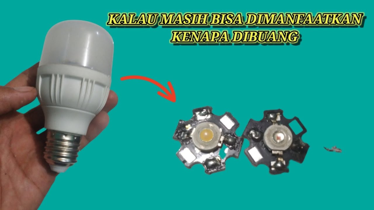 begini caranya memanfaatkan lampu yang mati total...‼️ || JEJAK KREATIF