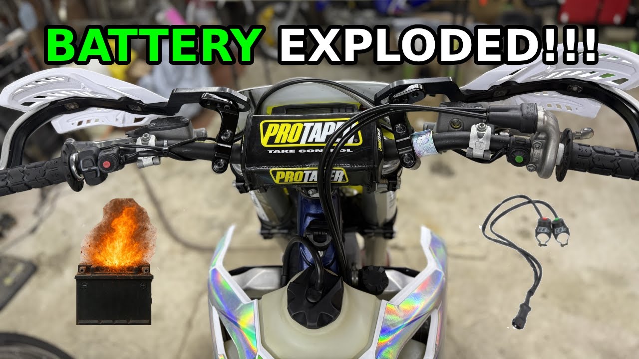 24 Husqvarna TE 300 Enduro Engineering Start/Stop Install + Review Solved My No Start