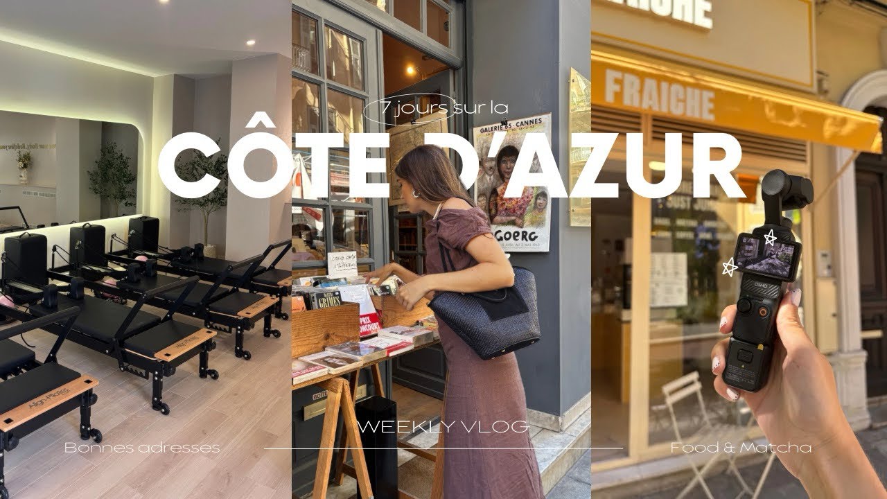 Mon QUOTIDIEN sur LA CÔTE D’AZUR (matcha shop, seconde main, pilates, food...)
