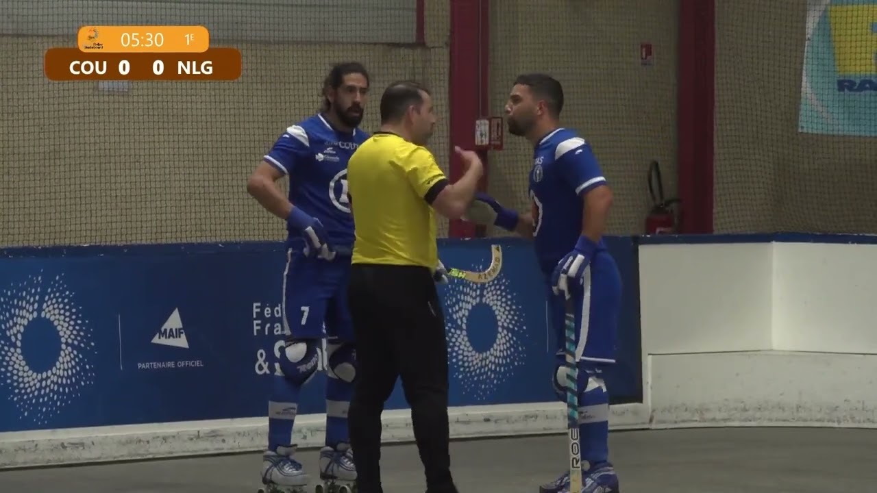 RINK HOCKEY (COUPE DE FRANCE H - DEMI FINALE) : COUTRAS - NOISY LE GRAND