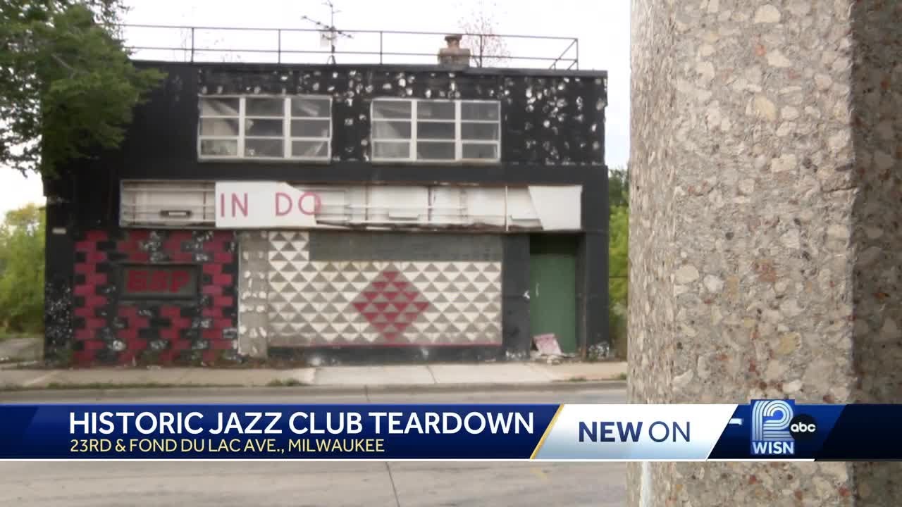 Historic jazz club in Milwaukee set to be torn down